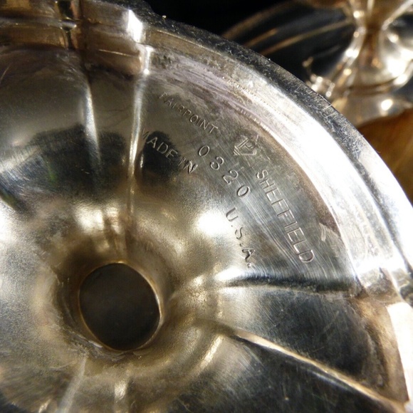 VTG Sheffield Pairpoint Silver plate 5 pc set Coffee Tea pot sugar bowl creamer - Picture 10 of 10